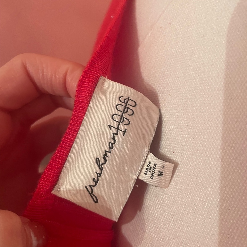 Freshman 1996 Red Knit Skirt Set - Picture 3 of 3